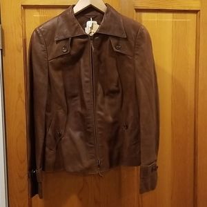 Akris Punto Leather Jacket